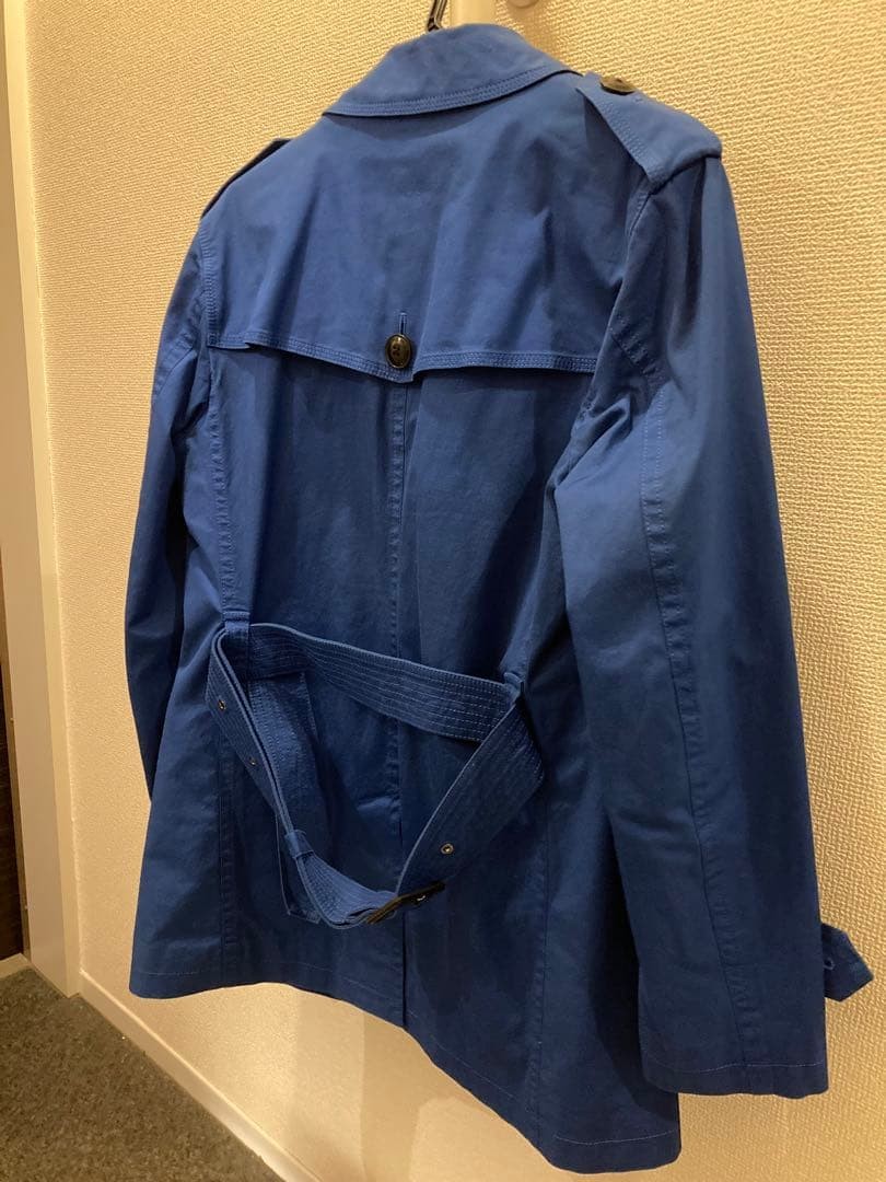 BURBERRY BLACK LABEL Peacoat Blue Size M From Japan thumbnail 12