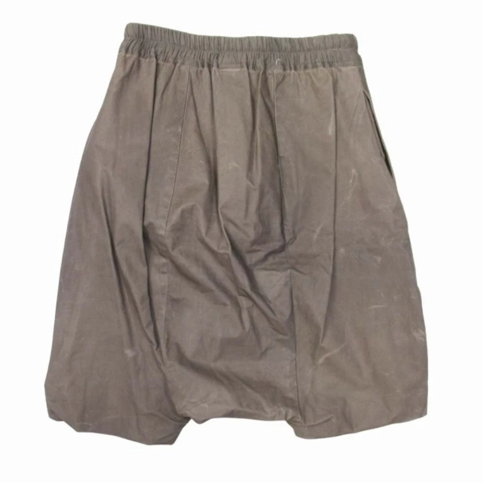 Pantalones Cortos 12ss Rick Owens NASKA Cuero Saruel Genuinos IT40 Gris △A80 Usados 23 Foto 2 de 4