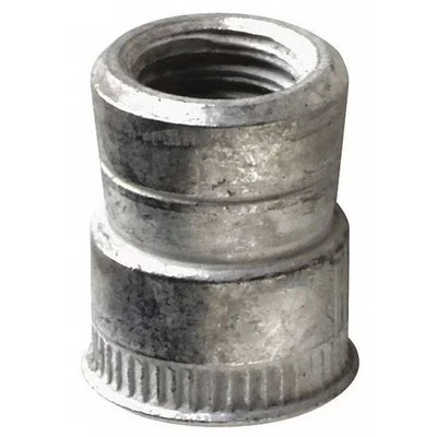 Avk Rivet Nut, #4-40 Thread Size, 0.211 in Flange Dia., 0.37 in L, 304 Stainless