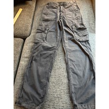 American Eagle Outfitters Kids Cargo Pants Gray Size 00 Regular Stretch