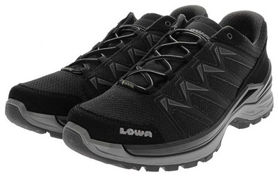 Lowa Halbschuh INNOX PRO GTX LO Schwarz Leder GoreTEX Trekking Wanderschuh