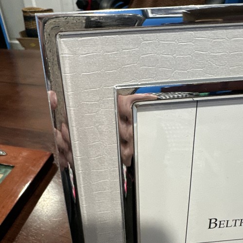 Beltrami Silver Plated Picture Frame Made In Italy 5x7 Photo - Zdjęcie 4 z 6