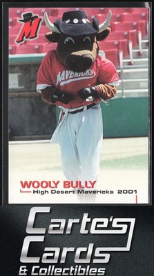 Wooly Bully 2001 Grandstand High Desert Mavericks #4 Mavericks Mascot