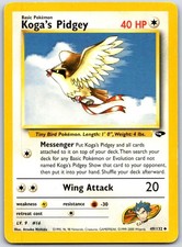 Koga's Pidgey (49) Unlimited Uncommon Gym Challenge 049/132 MP on eBay