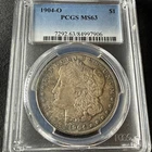 1904 O Morgan Silver Dollar PCGS MS63