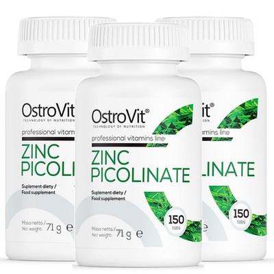 ZINC - 150-300 Tablets - Picolinate - Supports immune system bone joints nails