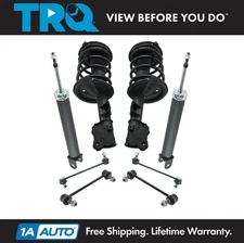 TRQ Front & Rear Complete Strut & Shock Absorber Kit w/ Sway Links for Kia New