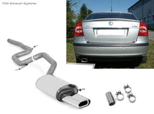  Racinganlage (mit Soundrohr) Skoda Octavia 1Z 135x80mm flachoval