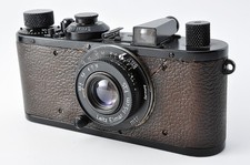Black Paint Near MINT Leica Standard Body  Elmar 50mm 3.5 Lens From JAPAN