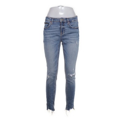 Zara, Jeans, Größe: 38, Blau, Baumwolle/Elasthan, Einfarbig, Denim, Damen #jVJ