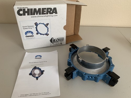 Chimera Quick Release Speed Ring Studio Lighting Adapter