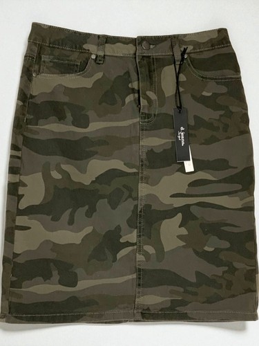Falda D Jeans Calce Moderno Camuflada Elastizada Talla 4 NUEVA Mini Estilo 5 Bolsillos Informal - Imagen 3 de 9