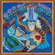 Bead Embroidery Kit "Performance" Stitching Handmade Beadwork
