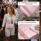 BYOOTIQUE Aluminum Mini Crossbody Bag with Small Travel Case Portable Hard — photo 3