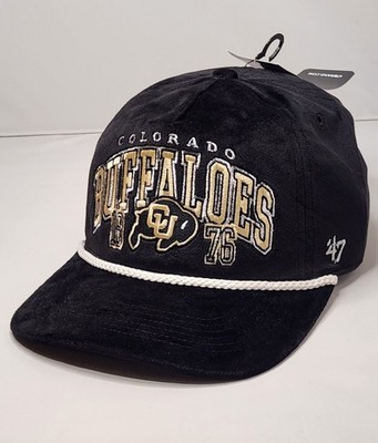 Colorado Buffaloes '47 Hitch Go Big Velour Black Snapback Hat $45