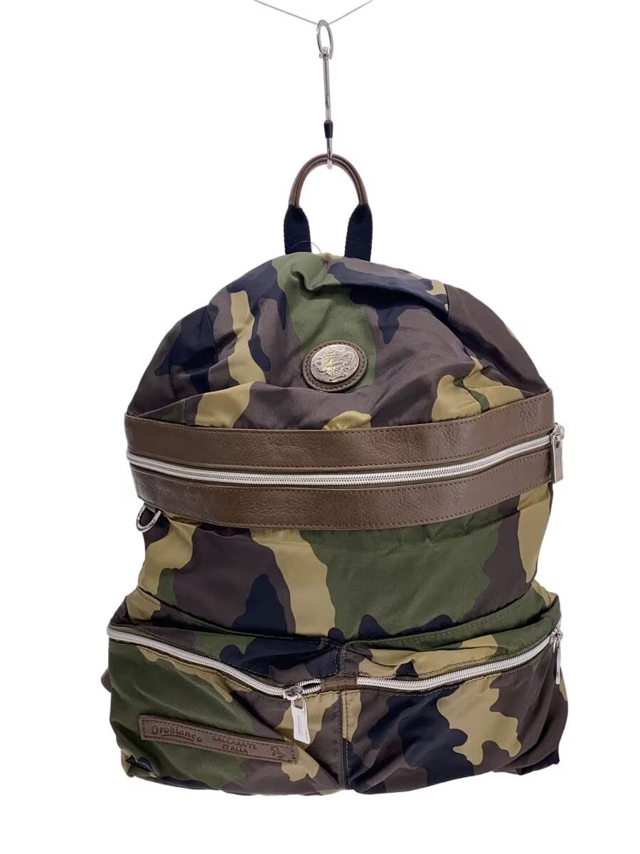 Orobianco Polyester Backpack, Multicolor Camoufla… - image 1