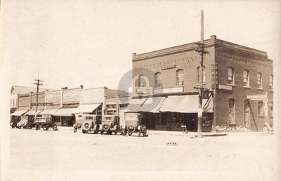 Street View, Gaylord MI Michigan #1 RPPC Photo Postcard COPY
