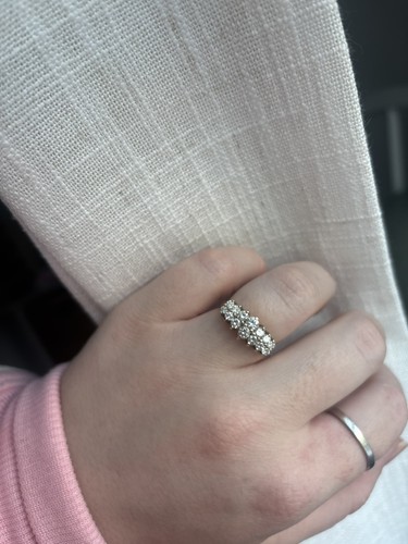 Vintage 14k Gold Natural Diamonds Ring