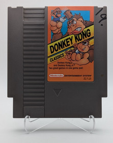 Donkey Kong Classics - Nintendo NES - 1988 - Authentic, Tested, Working