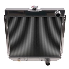 Aluminum Radiator For Ford Mustang V8 1967-1969 340 3-row Down Flow Atmt