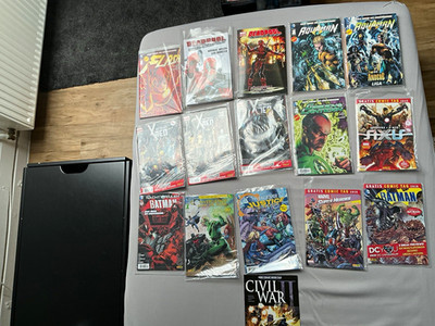 Diverse Comics Marvel/DC 2012-2016, gelesen aber in Hüllen gelagert