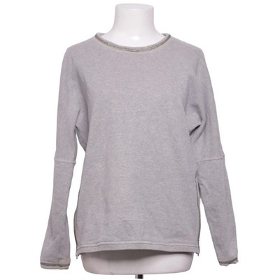 Max Volmáry, Sweatshirt, Größe: 36, Grau, Einfarbig, Damen #zE2
