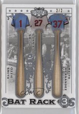 2022 Leaf Lumber Bat Rack 3 Relics Silver 2/2 Ozzie Smith Lonnie #BR3-25 HOF v1x
