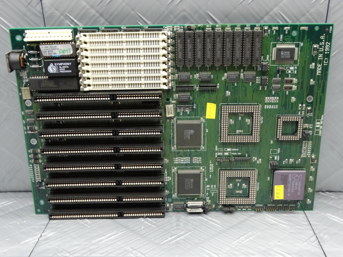 AMI Motherboard AMD 386 CPU Ceramic 386 BIOS Vintage 1992 | eBay