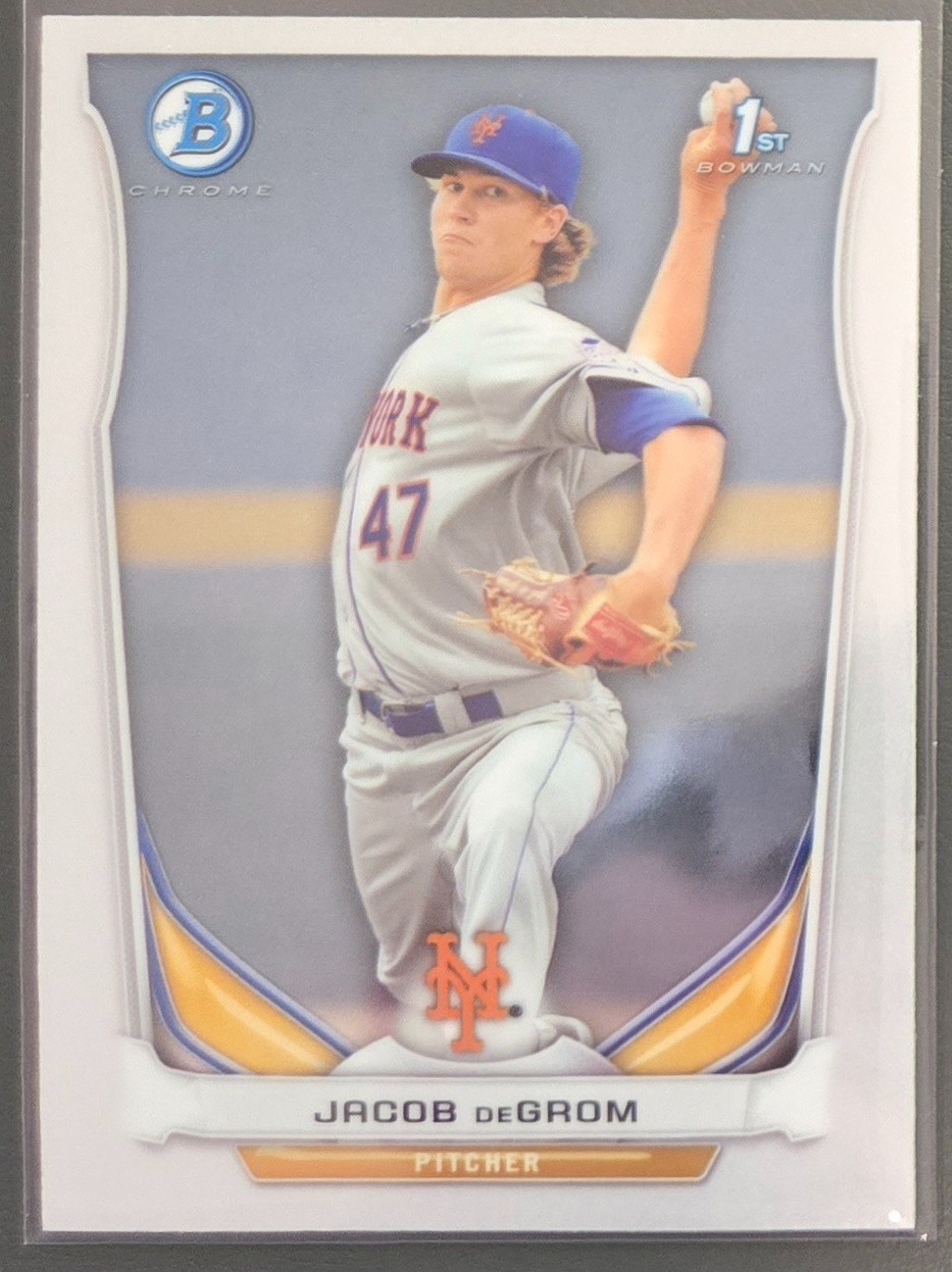 2014 BOWMAN CHROME PROSPECTS JACOB DEGROM #BCP73