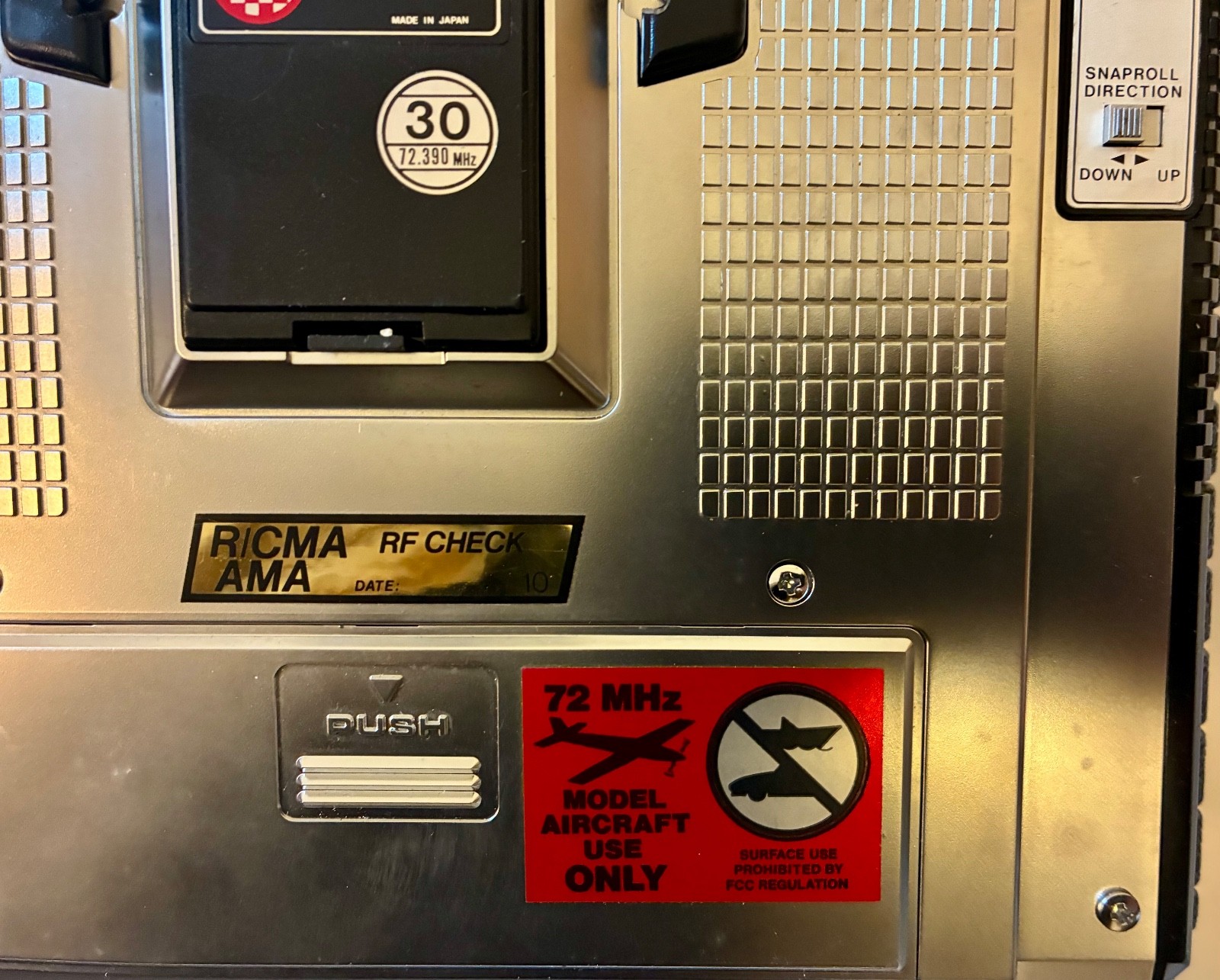 Collectible Futaba FP-T9VAP  PCM 1024A model airplane transmitter untested