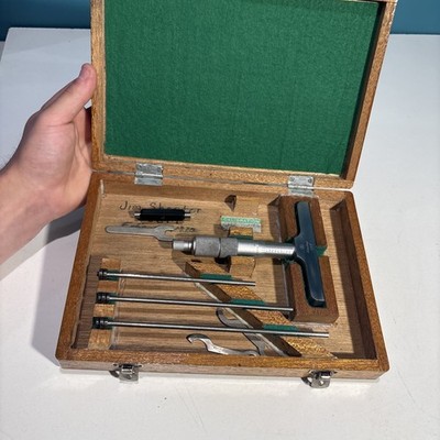 Mitutoyo .001'' Extension Depth Micrometer with 5'', 6'',7'' Extensions-Code 129-127