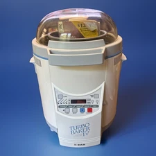 DAK Turbo Baker IV Dome Lid Bread Machine & Dough Maker Fab-2000 IV Tested!