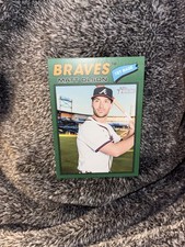 2026 Topps Heritage Green Matt Olson Card