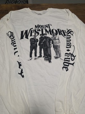 Mount Westmore Long Sleeve Rap Shirt Mens 2XL Snoop Dogg Ice Cube White 