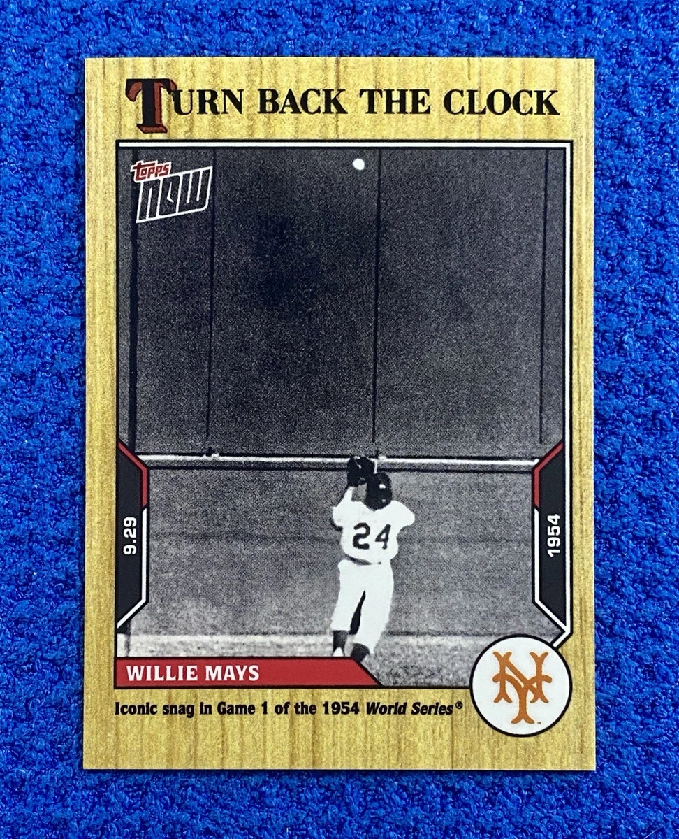 Willie Mays The Catch In Baseball Trading Cards for sale | eBay