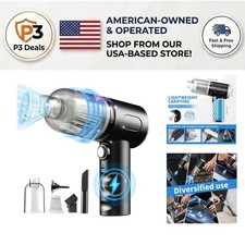 Portable Electric Air Duster - Cordless 3-in-1 Vacuum and Cleaner - Eco-Friendly