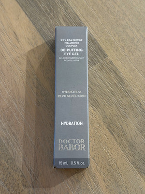 DOCTOR BABOR Hydration Depuffing Eye Gel Full-Size 0.5 fl oz NIB!