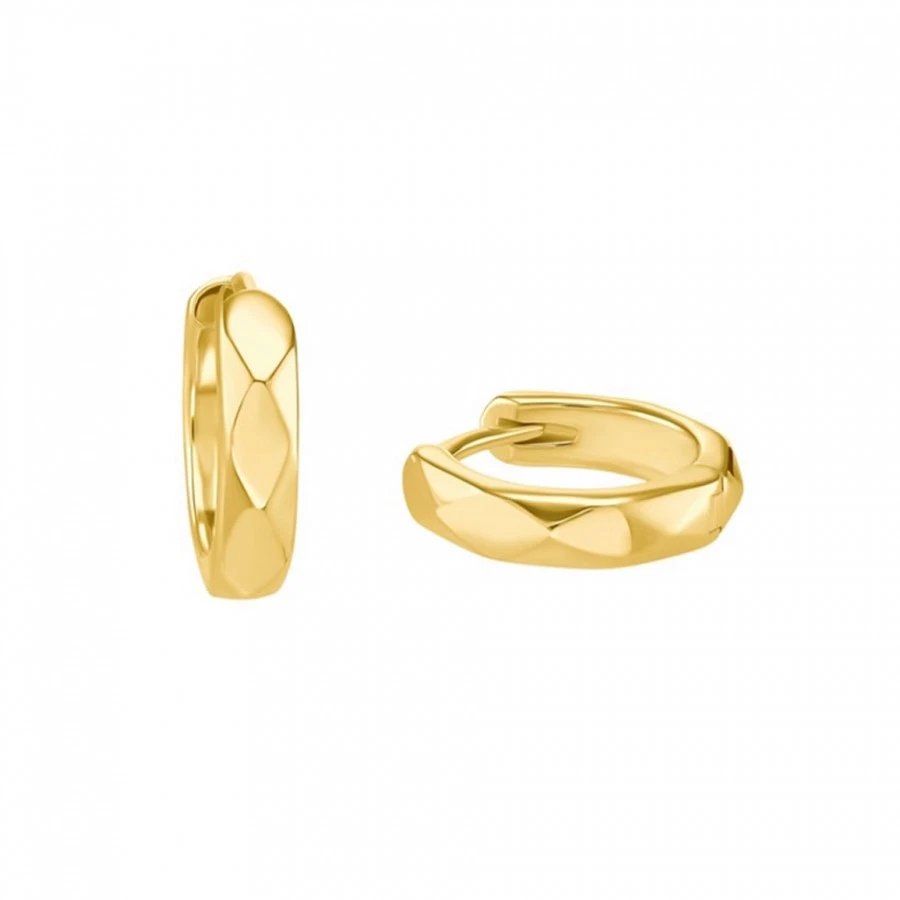 NEW s.Oliver Ohrringe 2034238 Ohrschmuck Ohrstecker Gold Creolen - Bild 1 von 1
