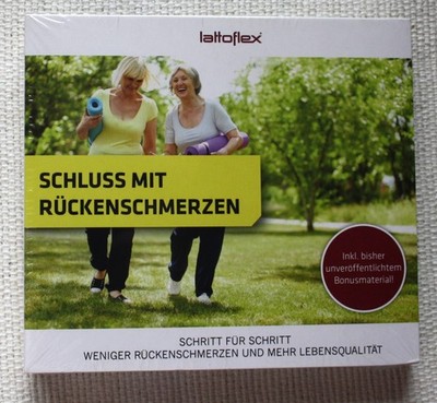 Lattoflex Ratgeber: Rückenschmerzen lindern mit Bonusmaterial NEU/OVP