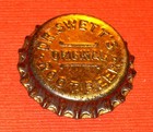 VINTAGE DR SWETT'S ORIGINAL ROOT BEER EMBOSSED UNCRIMPTED 1920's CORK BOTTLE CAP — photo 2
