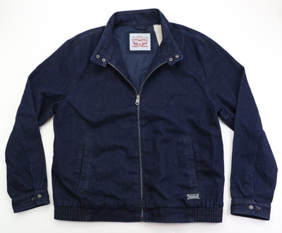 LVC 復刻 1960s Casuals Harrington Jacket Levi's Denim Harrington Jacket Men's Sizes XL XXL Premium Cotton
