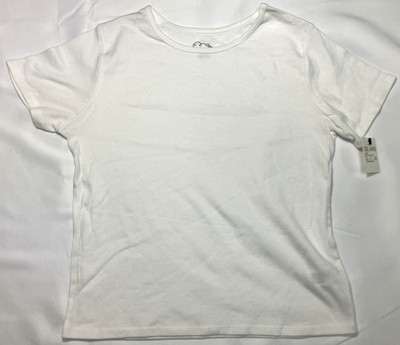 Art Class Girls Size XXL 16 18 White Tee Shirt