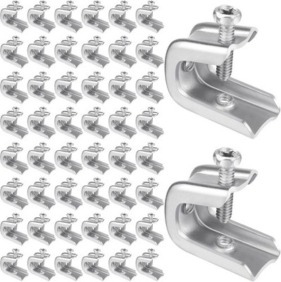 KDD Industries 1/4''-20 Zinc Steel Beam Clamp 50 Pack