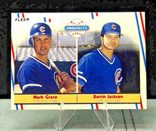 1988 Fleer - Mark Grace, Darrin Jackson #641 (RC)