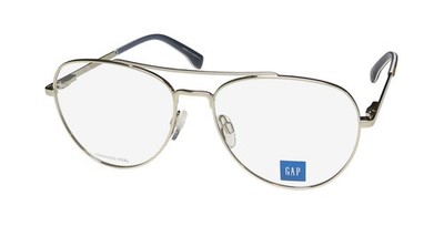NEW GAP VGP020 EYEGLASSES GOLD 55-16-145 PILOT FULL-RIM MENS CAMBODIA METAL GOLD