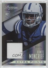 2014 Panini Prestige Rookie Jerseys 16/25 Donte Moncrief #DM Jumbo Patch 14mg