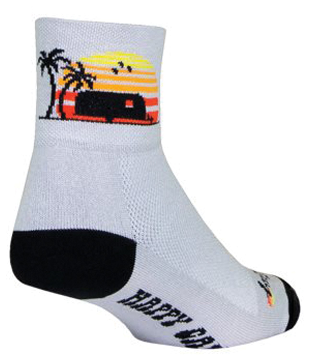 Носки SockGuy Happy Camper Crew - Влагоотводящие прочные с рисунком полевых цветов 3690₽