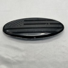 Grille Or Tailgate Black Us Flag Emblem - 9 Logo Badge For Ford Trucks