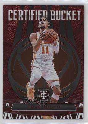 2024-25 Panini Totally Certified Bucket Mirror Red 11/99 Trae Young #9 o7m