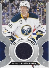 2017-18 Upper Deck Game Jerseys #GJRI Rasmus Ristolainen F Jersey - HKY